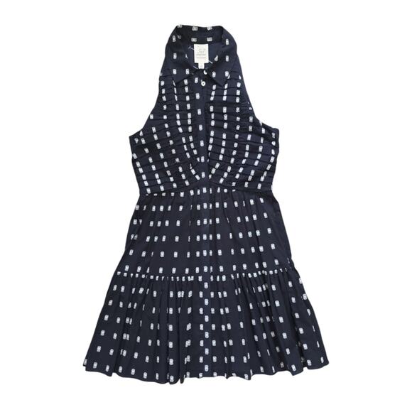 NWT Cinq a Sept Beryl Sleeveless Embroidered Mini Shirt Dress Size 2 $365 - Picture 9 of 10